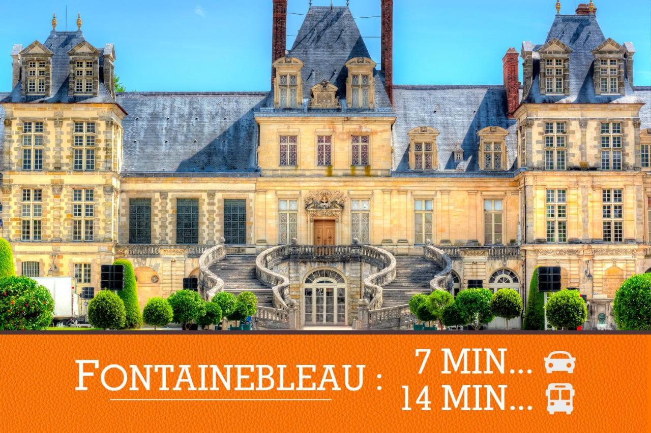 Duplex Standing 7Min➤Fontainebleau-Insead⎮45Min➤Paris Apartment Veneux-les-Sablons ภายนอก รูปภาพ